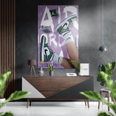 Air Jordan Brushed Aluminum Dibond Wall Art.